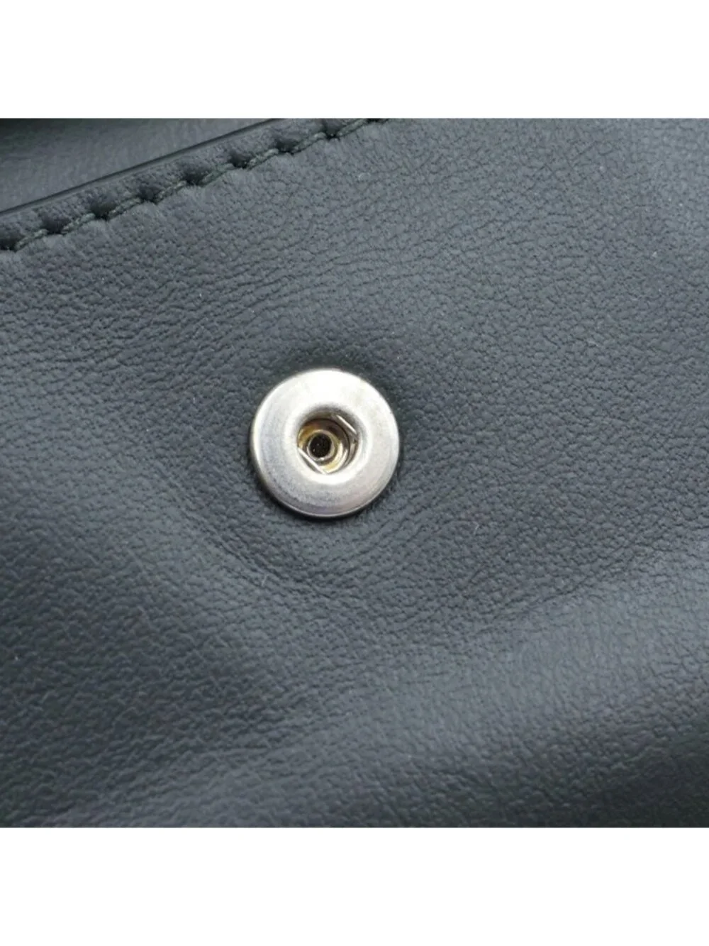 Bottega Veneta Calfskin Wallet with Intrecciato Coin Purse Bifold Black